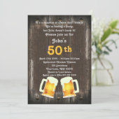 50th, Birthday Man, partijgebonden Man, elke leeft Kaart (Staand voorkant)