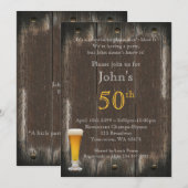 50th, Birthday Man, partijgebonden Man, elke leeft Kaart (Voorkant / Achterkant)