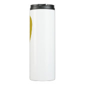 50th Birthday Naam toevoegen Datum Jaar Black sjab Thermosbeker (Achterkant)