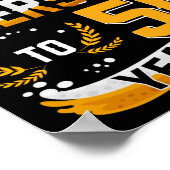 50th Birthday Party Cheers And Beers To 50 Years Poster (Hoek)