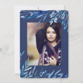 50th Birthday party Foto op back nodiging Kaart (Achterkant)