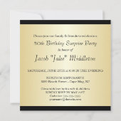 50th Birthday Party Invitation - Foto optioneel Kaart (Achterkant)