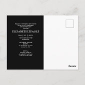 50th Birthday Party Invitation Photo Collage Briefkaart (Achterkant)