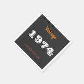 50th Birthday Party Servetten - 1974 Limited (Hoek)