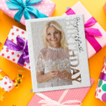 50th Birthday Photo college Party  Legpuzzel<br><div class="desc">50th Birthday Photo Keepsake Puzzle Celebrate a milestone birthday in a fun and interactive way with this birthday photo keepsake puzzle, featuring a modern rectangular photo frame with “BIRTHDAY” cut out along the side. Upload your favourite photo and personalise the text [Name]’s xxth to create a unique puzzle that doubles...</div>