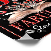 50th Birthday Queen Chapter 50 Fabulous Since 1976 Poster (Hoek)