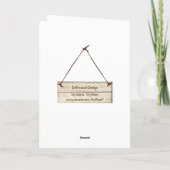 50th Birthday Retriever Kaart (Achterkant)