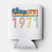 50th Birthday  Retro 1971 Cassettebandje Blikjeskoeler (Achterkant)