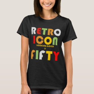 50th Birthday Retro Icon T-Shirt