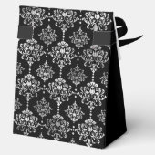 50th Birthday Silver Elegant Thank You  Bedankdoosjes (Achterkant)