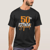 50th Birthday Squad Family Matching Group T-shirt (Voorkant)