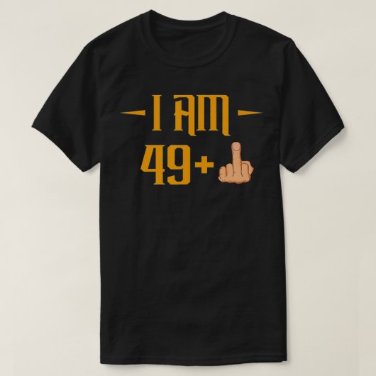 50Th Birthday Tshirt 49 + 1 For Men And Women 50 Y (Design voorkant)