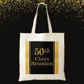 50th Class Reunion Gift Bags, Uw KLEUREN en TEKST Tote Bag