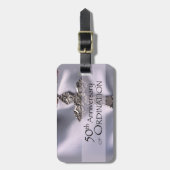 50th Custom Name Ordination Jubileum Chalice Bagagelabel (Voorkant verticaal)