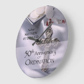 50th Custom Name Ordination Jubileum Chalice Grote Klok (Hoek)