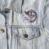 50th Custom Name Ordination Jubileum Chalice Ronde Button 5,7 Cm (In situ)