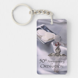 50th Custom Name Ordination Jubileum Chalice Sleutelhanger