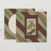 50th Custom Verjaardag Floral Beauties Dank u Bedankkaart (Voorkant / Achterkant)