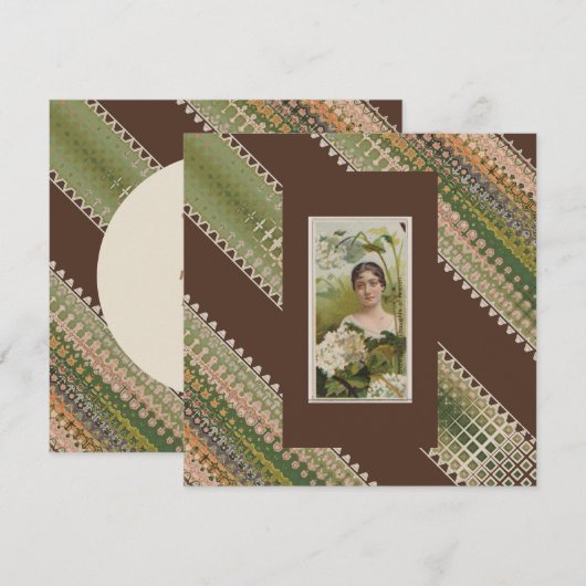 50th Custom Verjaardag Floral Beauties Dank u Bedankkaart (Voorkant / Achterkant)