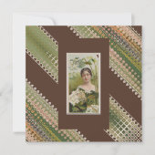 50th Custom Verjaardag Floral Beauties Dank u Bedankkaart (Voorkant)