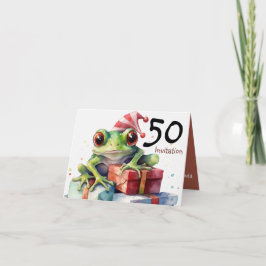50th Frog Holiday Gift verpakte cadeaus