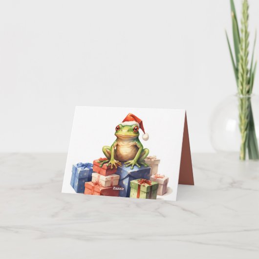 50th Frog Holiday Gift verpakte cadeaus (Achterkant)