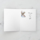 50th Funny Birthday Owl Kaart (Binnen)