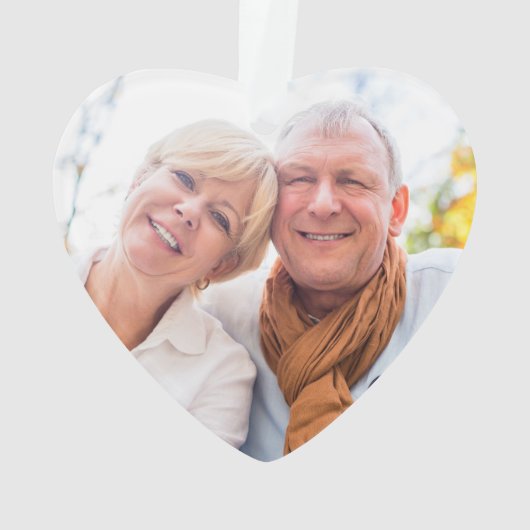 50th Gold Wedding Jubileum Greenery Foto Ornament (achterkant)