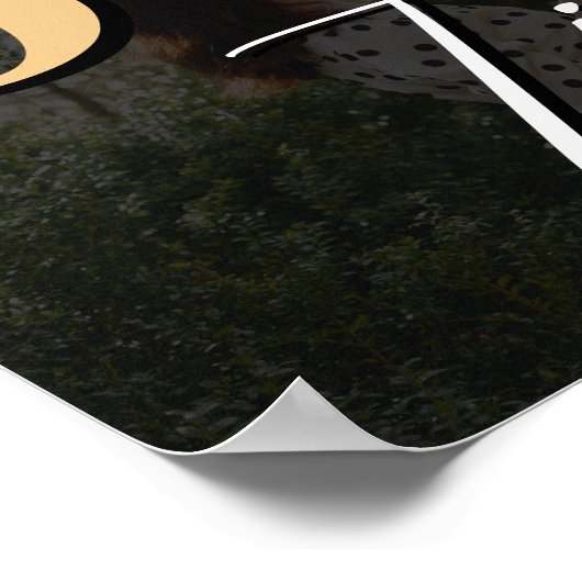 50th Happy Anniversary Then & Now Gold Infinity Poster (Hoek)