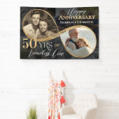 50th Happy Anniversary Then & Now Gold Infinity Spandoek (Insitu)