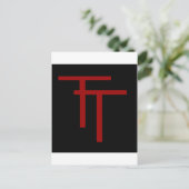 50th Infantry Division Briefkaart (Staand voorkant)