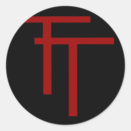 50th Infantry Division Ronde Sticker