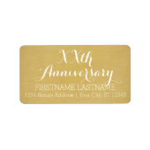 50th of ander Jubileum van het Weddenschap Geperso Etiket (Voorkant)