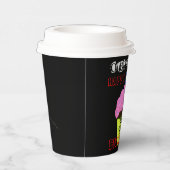 50th Over the Hill Pink Cupcake Name Papieren Bekers