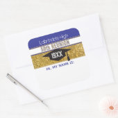 50th Reunion! Customized Name tag Sticker (Envelop)