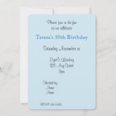 50th Verjaardag, , Sexy Pin Up Meisje Kaart (Achterkant)