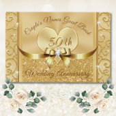 50th Wedding Anniversary Guest Book Personalized Gastenboek