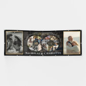 50th Wedding Anniversary Infinity Photo Collage Spandoek (Horizontaal)