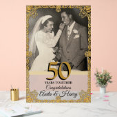 50th Wedding Anniversary or Any Year Acryl Bord (Huwelijk)