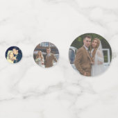 50th Wedding Anniversary Party Decor Custom Photo Confetti (Voorkanten)