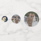 50th Wedding Anniversary Party Decor Custom Photo Confetti (Achterkanten)