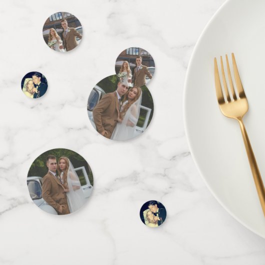 50th Wedding Anniversary Party Decor Custom Photo Confetti (Groep)