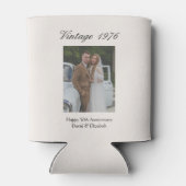 50th Wedding Anniversary Party Favor Custom Photo Blikjeskoeler (Achterkant)