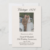 50th Wedding Anniversary Party Vow Renewal 2 Photo Kaart (Voorkant)