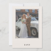 50th Wedding Anniversary Party Vow Renewal 2 Photo Kaart (Achterkant)