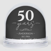 50th Wedding Anniversary Photo Sneeuwbol (Voorkant)