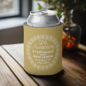 50th Wedding Jubileum Gepersonaliseerd Blikjeskoeler
