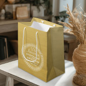 50th Wedding Jubileum Gepersonaliseerd goud Klein Cadeauzakje