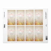 50th Wedding Jubileum, Lord Bless & Keep Etiket (Full Sheet)