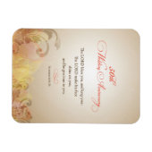 50th Wedding Jubileum, Lord Bless & Keep Magneet (Horizontaal)